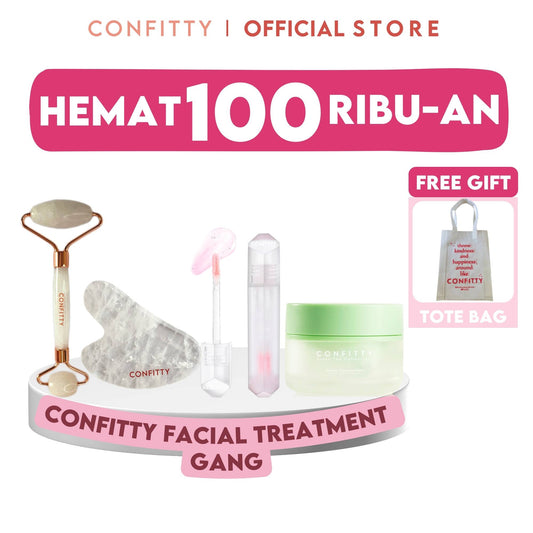 Crystal Clear Magic Lipgloss + Double Cleansing Balm + Gua Sha + Face Roller